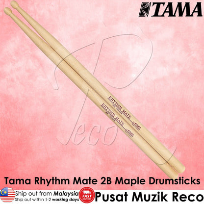 Tama MRM2B Rhythm Mate Maple Drumstick 2B - Reco Music Malaysia