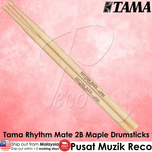 Tama MRM2B Rhythm Mate Maple Drumstick 2B - Reco Music Malaysia
