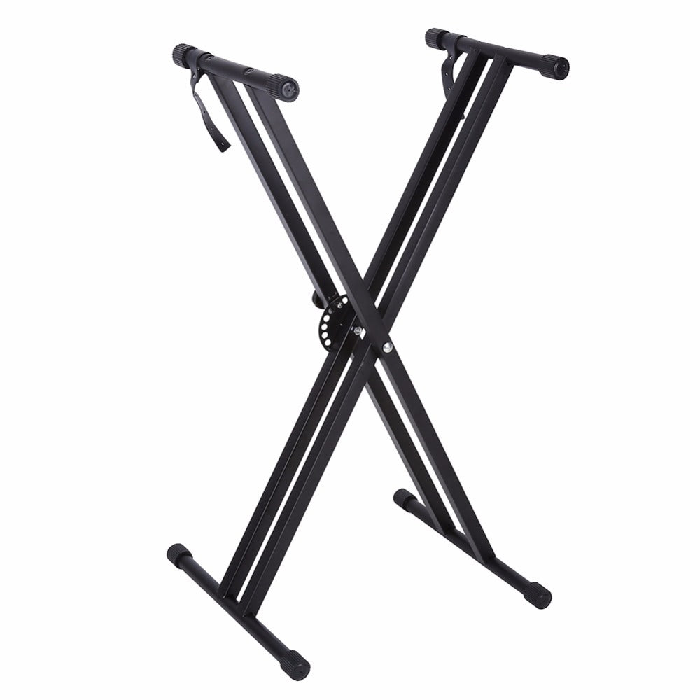 RM Foldable Portable Double X Keyboard Piano Stand - Reco Music Malaysia