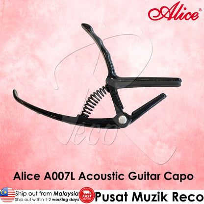 Alice A007L GD Pro-Trigger Acoustic Guitar Capo - Reco Music Malaysia