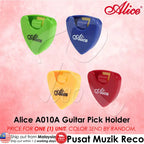 Alice A010A Guitar Pick Holder Plastic Triangle - Reco Music Malaysia