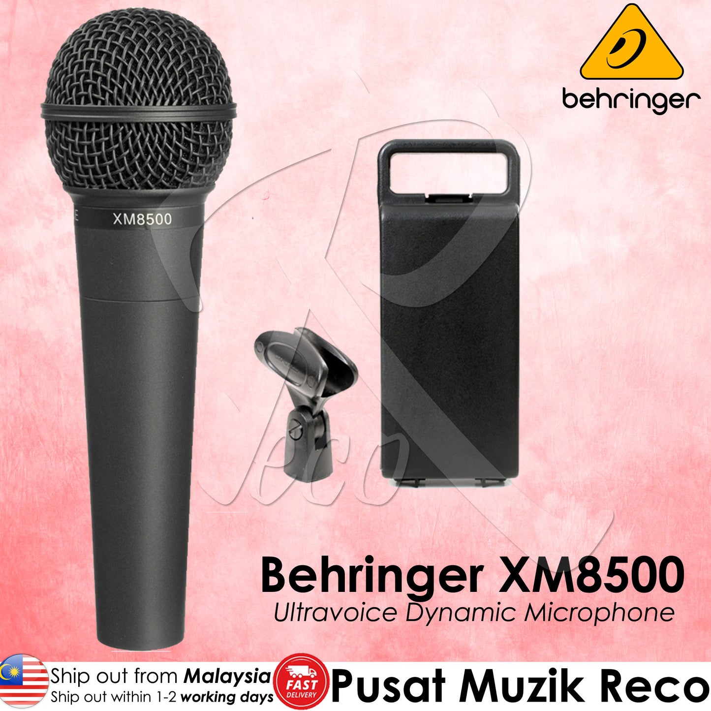 Behringer XM8500 Dynamic Vocal Microphone | Reco Music Malaysia
