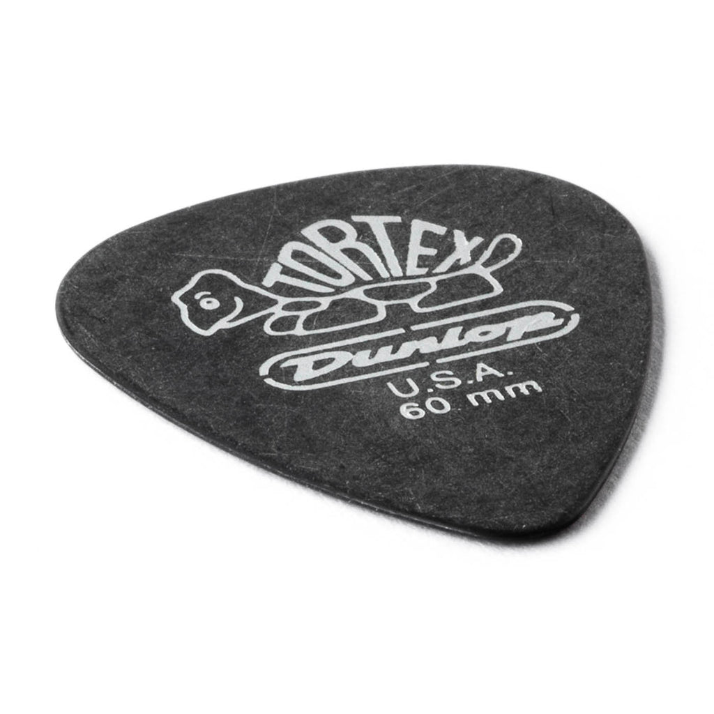 Dunlop 488P.60 Tortex Pitch Black Standard Guitar Picks Player Pack (12pcs) | Reco Music Malaysia