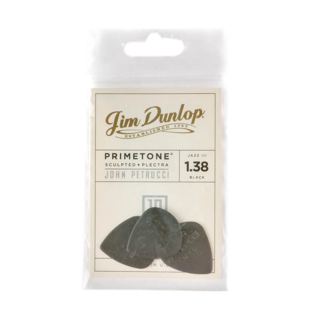 Jim Dunlop 518PJP John Petrucci Primetone Jazz III 1.38mm Guitar Picks (3pcs) | Reco Music Malaysia