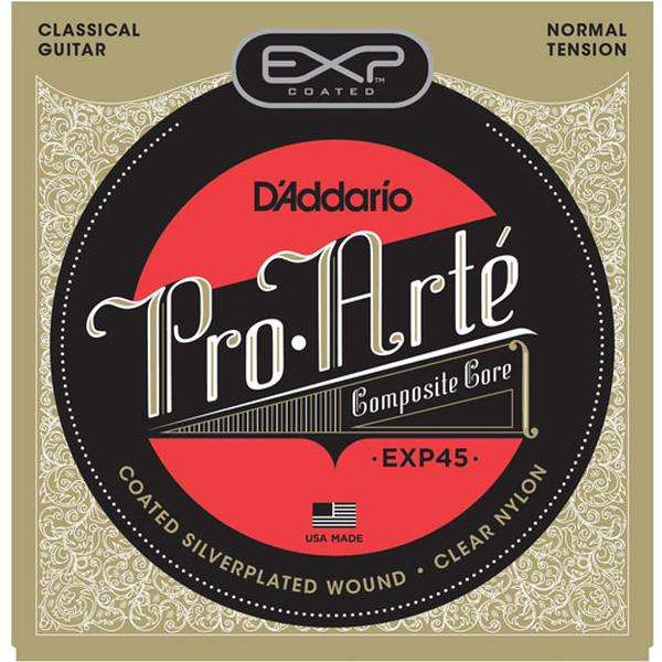 D'Addario EXP45 Coated Nylon Classical Guitar String Normal Tension - Reco Music Malaysia