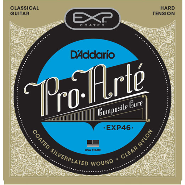 D'Addario EXP46 Coated Nylon Classical Guitar String Hard Tension - Reco Music Malaysia