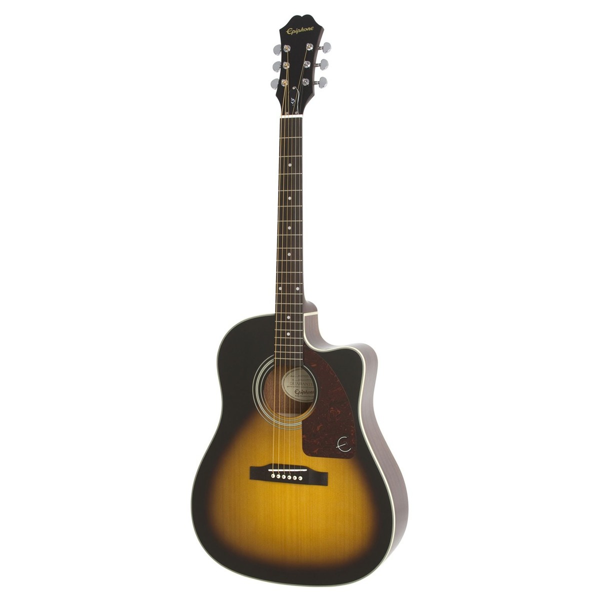 Epiphone AJ-210CE Outfit Acoustic Guitar - Vintage Sunburst | Reco Music Malaysia