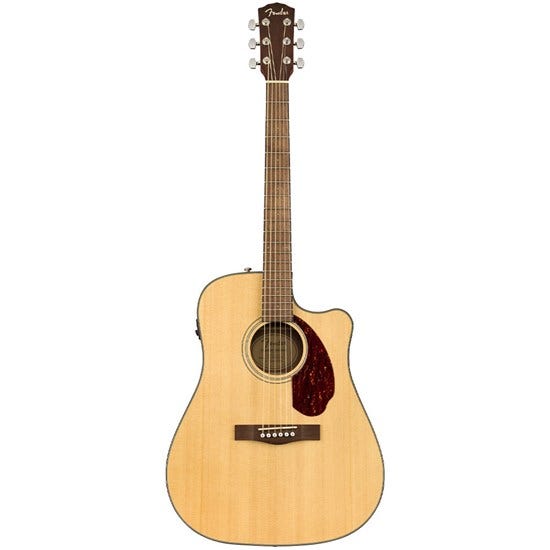 Fender CD-140SCE Solid Top 6-String Acoustic-Electric Guitar with Case,Natural (CD140SCE) | Reco Music Malaysia