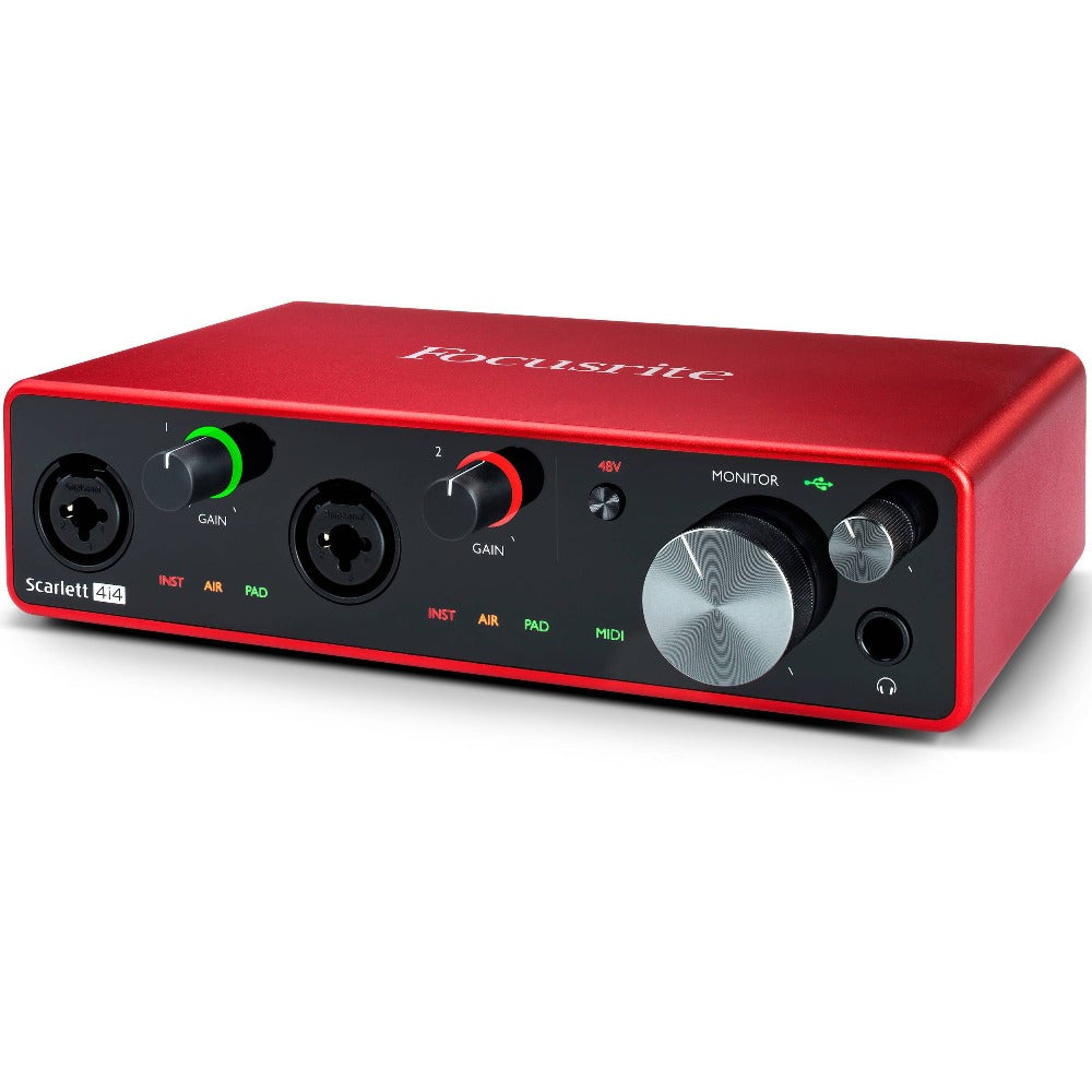 Focusrite Scarlett 4i4 4-in/4-out 3RD GEN USB-C Audio Interface | Reco Music Malaysia