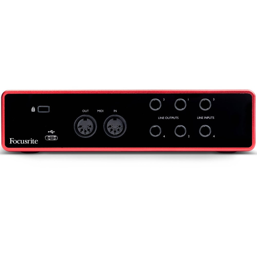 Focusrite Scarlett 4i4 4-in/4-out 3RD GEN USB-C Audio Interface | Reco Music Malaysia