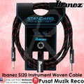Ibanez SI20 BW Standard Woven Guitar Cable 20ft - Black Red - Reco Music Malaysia