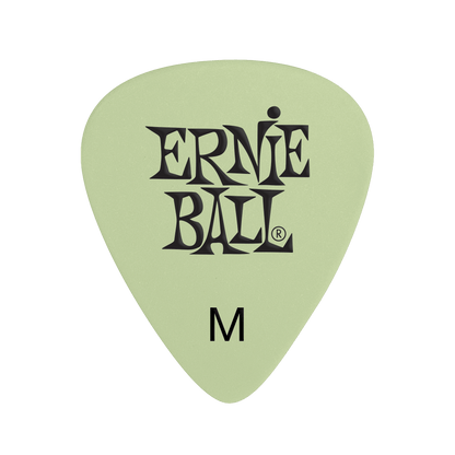 Ernie Ball P09225 MEDIUM Super Glow Cellulose Guitar Picks, Pack Of 5 - Reco Music Malaysia