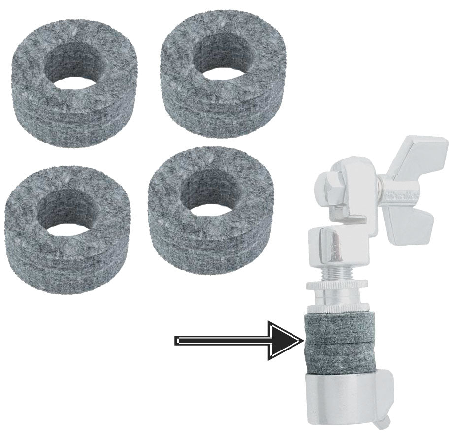 Gibraltar SC-CLF/4 Hi-Hat Clutch Felts 4/Pack | Reco Music Malaysia