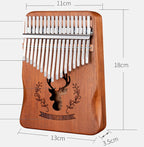 RM 17 keys Kalimba Thumb Piano Finger Piano - Reco Music Malaysia