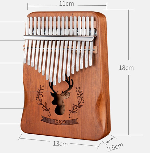 RM 17 keys Kalimba Thumb Piano Finger Piano - Reco Music Malaysia