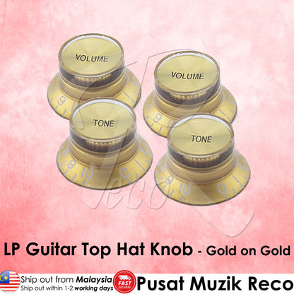 RM GF-0064-02/04 LP Electric Top Hat Knob Volume Tone Control Knob - Reco Music Malaysia