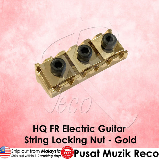 RM GF1184 GD High Quality Electric Guitar Floyd Rose String Locking Nut - Reco Music Malaysia