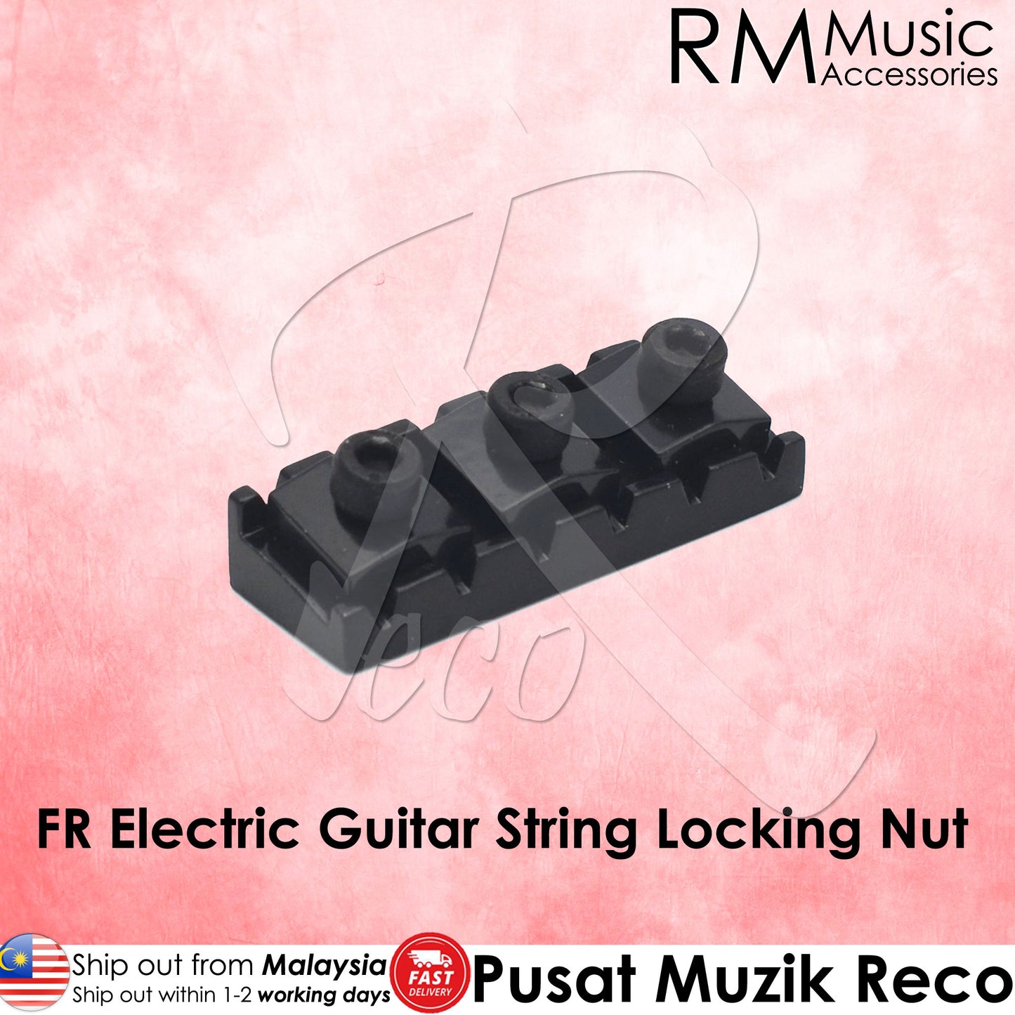 RM GM-SLE502 Electric Guitar Floyd Rose String Locking Nut - Reco Music Malaysia