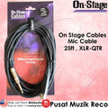 OSS MC12-25HZ Microphone Mic Cable 25ft XLR-QTR - Reco Music Malaysia
