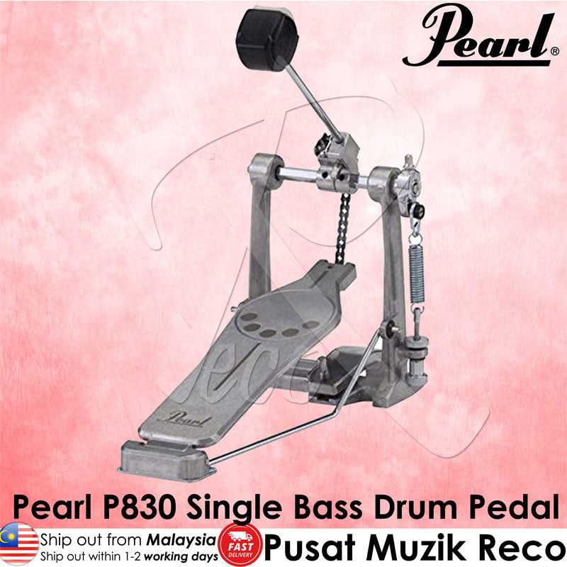 Pearl P830 Demon Style Longboard Single Bass Bass Pedal - Reco Music Malaysia