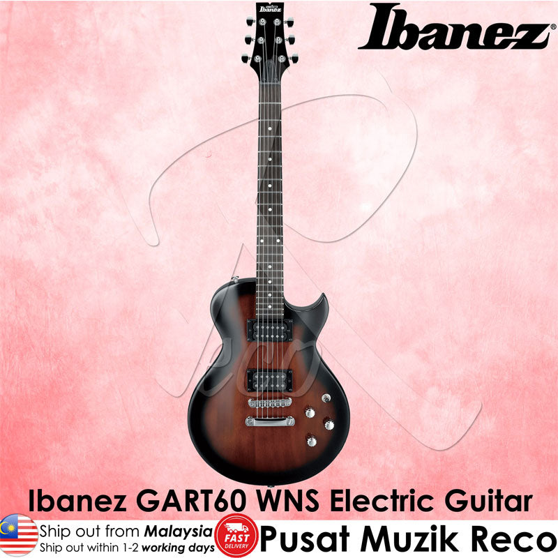 Ibanez Electric Guitar GART60 WNS - Walnut Sunburst ( GART60WNS ) - Reco Music Malaysia