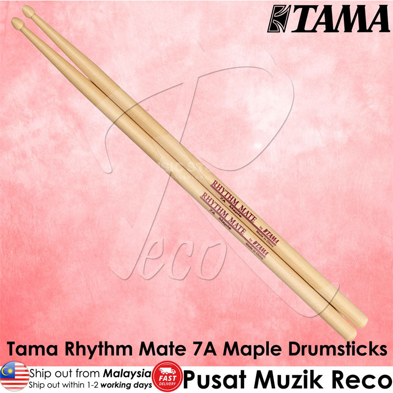 Tama MRM7A Rhythm Mate Maple Drumstick 7A - Reco Music Malaysia
