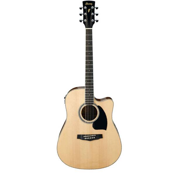 Ibanez PF15ECENT Dreadnought Cutaway Acoustic-Electric Guitar - Natural (PF15ECE-NT) - Reco Music Malaysia