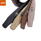 RM High Quality PU Leather Acoustic Electric Bass Guitar Leather Strap - Reco Music Malaysia