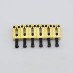 RM GF1327 BRASS Electric Guitar Tremolo Bridge Saddle Saddles 20x10.5MM (6pcs) - Black - Reco Music Malaysia