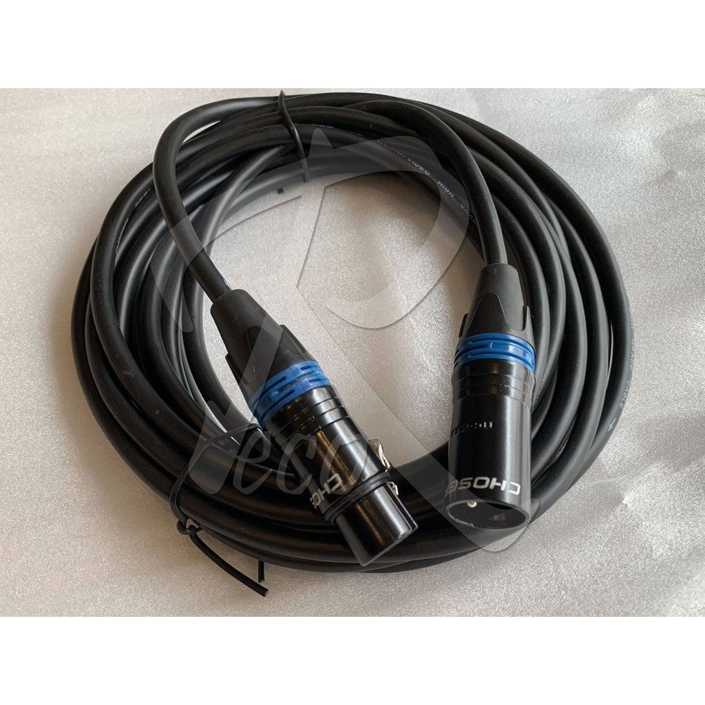 RM RXX Microphone Cable 3-Pin XLR Male to XLR Female - Reco Music Malaysia