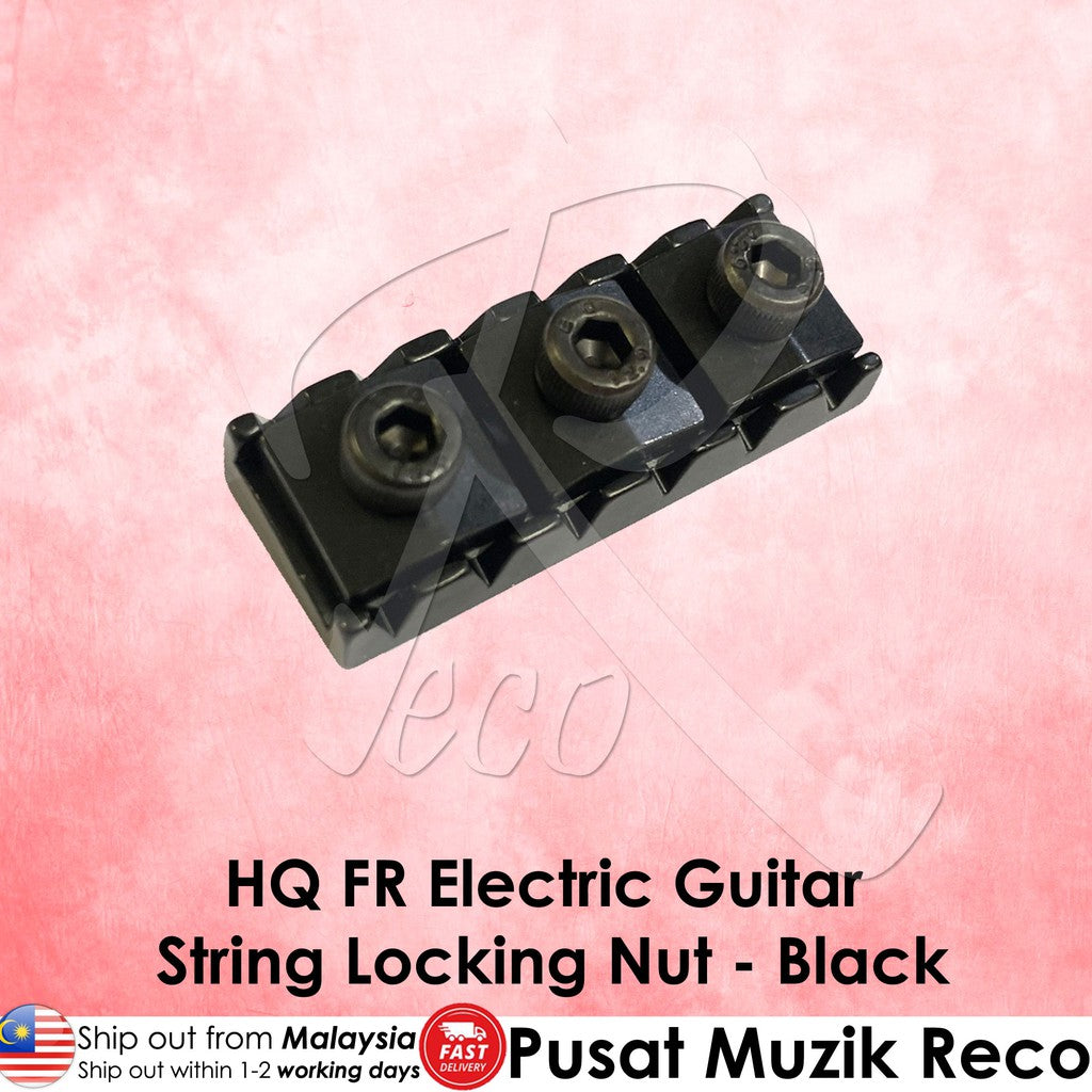 RM GF1184-R2-BK 42mm BLACK Floyd Rose String Locking Nut Replacement Part - Reco Music Malaysia