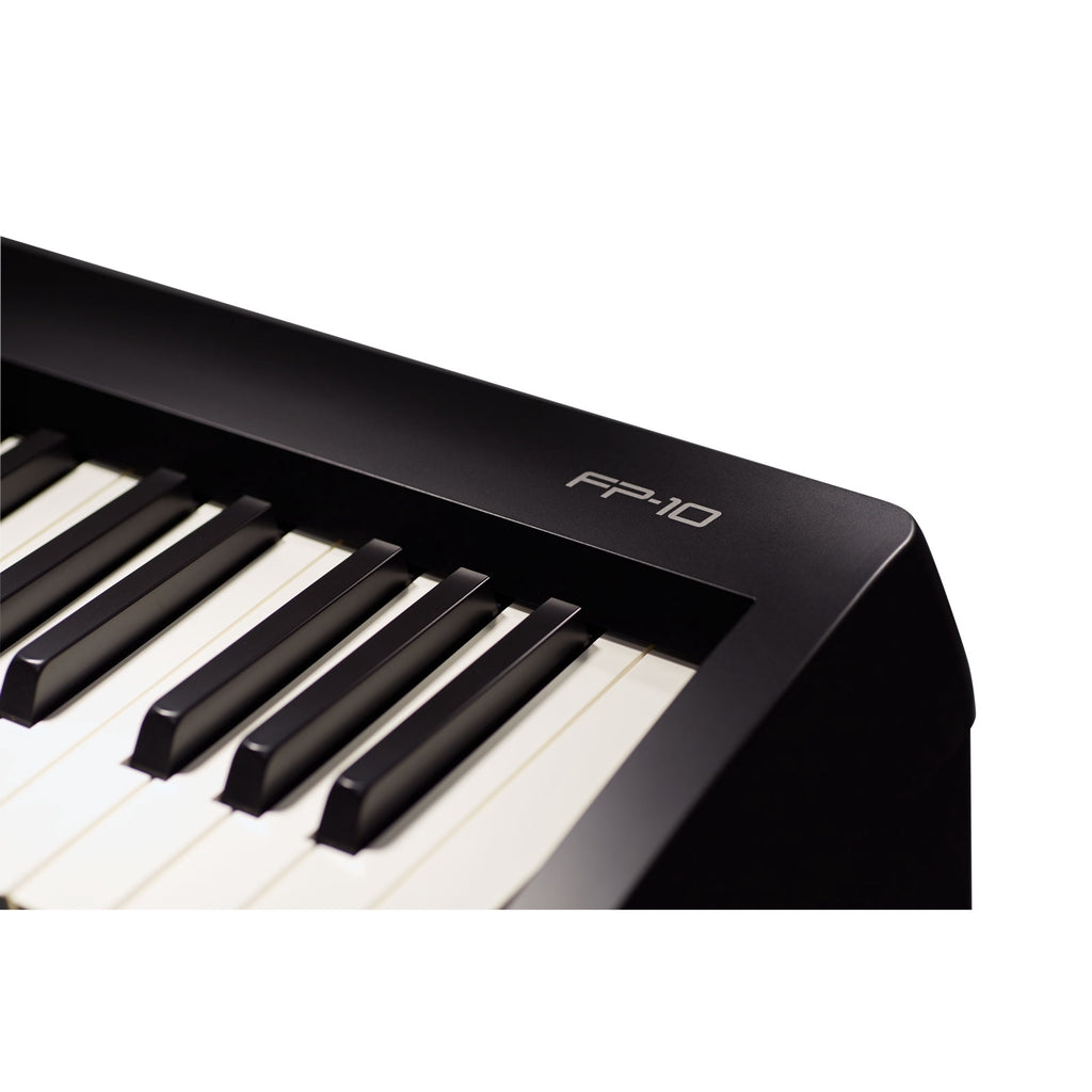 Roland FP-10 FULL SET 88 keys Digital Piano with Bench, Wooden Stand, DP-2 Pedal, Note Stand and Adapter - Reco Music Malaysia