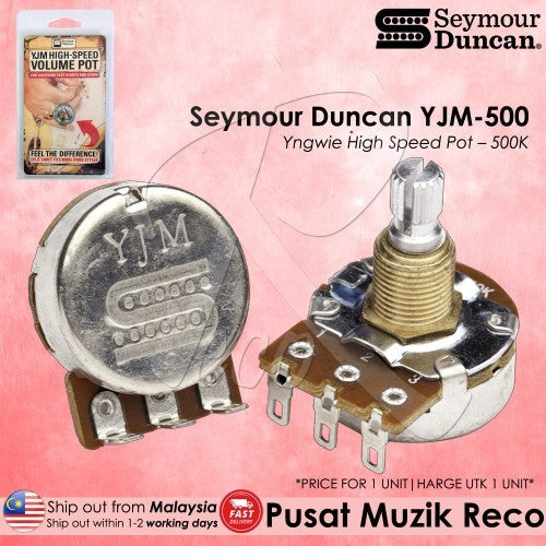 Seymour Duncan YJM-500 Yngwie Hi-Speed Volume Electric Guitar Pot 500k | Reco Music Malaysia