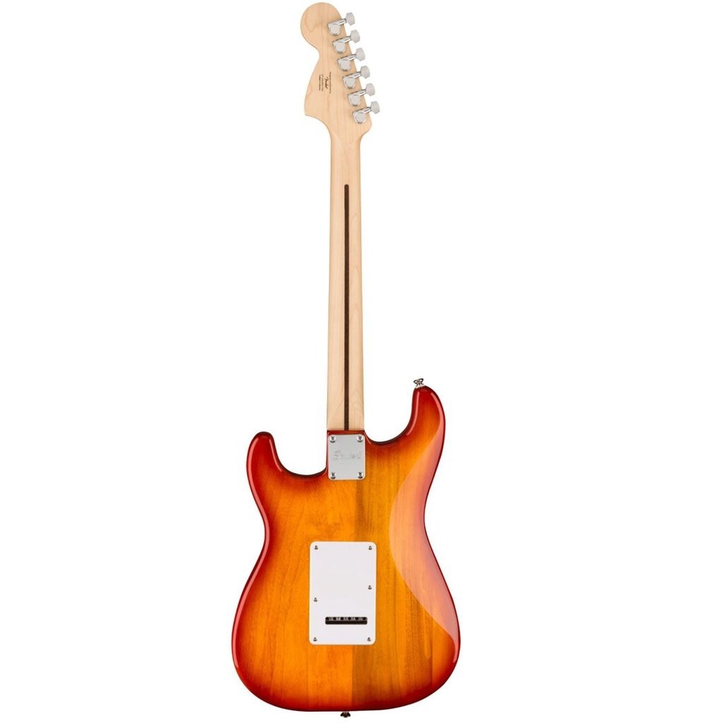 Fender Squier 0378152547 Affinity Stratocaster FMT Flame Maple Top HSS Electric Guitar Maple Fingerboard Sienna Sunburst - Reco Music Malaysia