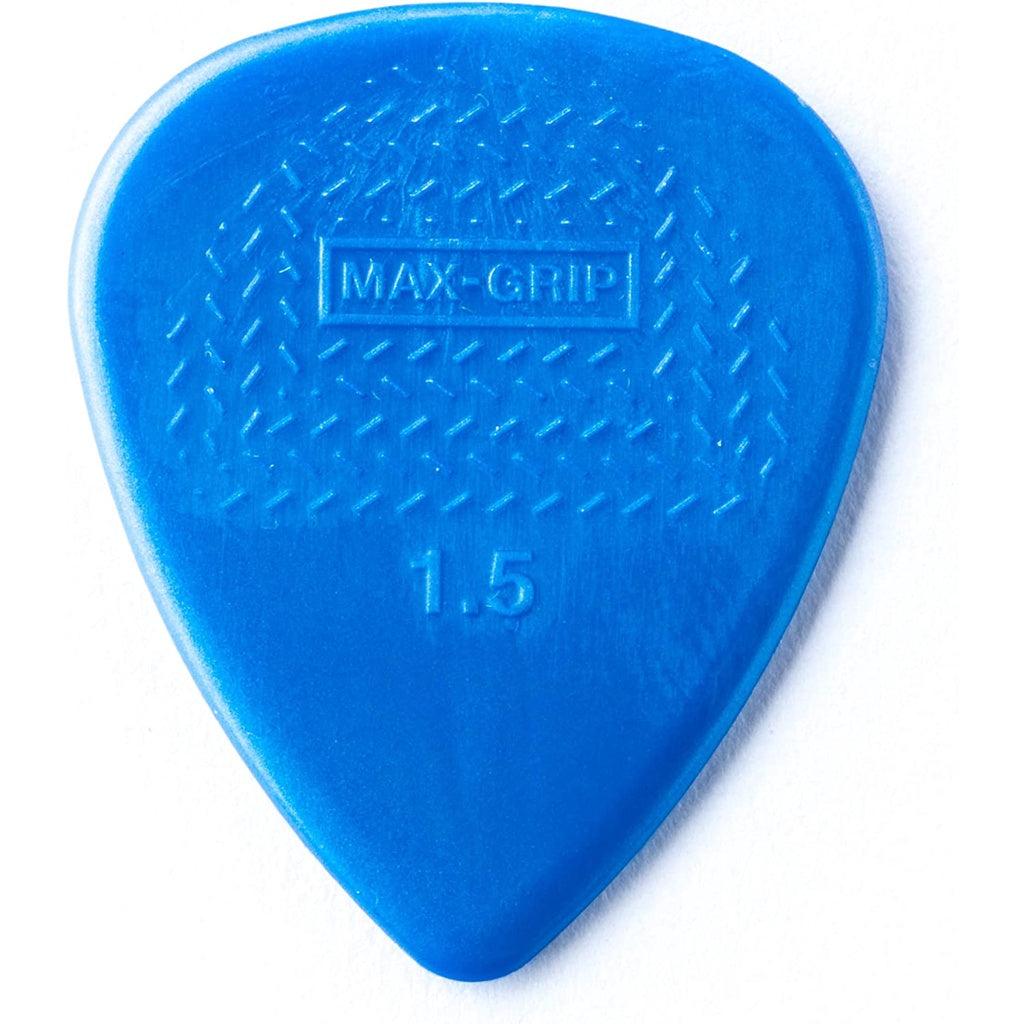Jim Dunlop 449P1.5 Max-Grip® Nylon Standard, Blue, 1.5mm, 12/Player's Pack - Reco Music Malaysia