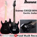 Ibanez GRX20 BKN Electric Guitar with Tremolo Poplar Body HH Pickup - Black Night (GRX20-BKN) - Reco Music Malaysia