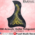 RM Acoustic Guitar Pickguard - E12 Silver Phoenix - Reco Music Malaysia