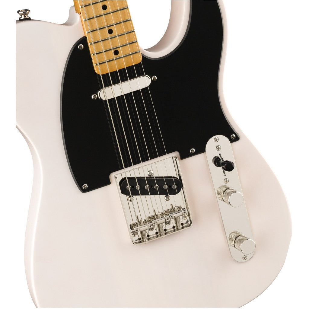 Fender Squier 0374030501 Classic Vibe 50s Telecaster Electric Guitar White Blonde Maple FB - Reco Music Malaysia