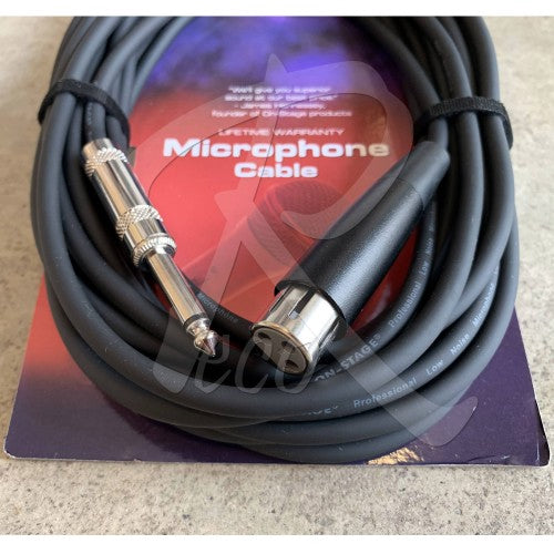OSS MC12-25HZ Microphone Mic Cable 25ft XLR-QTR - Reco Music Malaysia