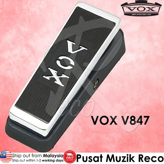 Vox V847-A Guitar Wah-Wah Pedal - Reco Music Malaysia