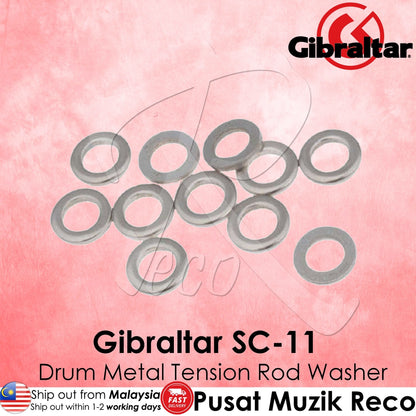 Gibraltar SC-11 Metal Tension Rod Washers 12-Pack - Reco Music Malaysia