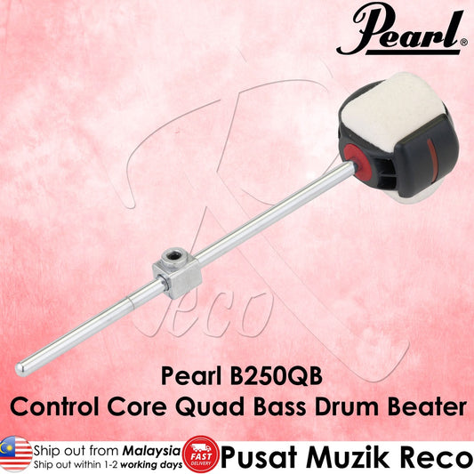 Pearl B250QB Control Core Quad Beater Bass Drum Beater - Reco Music Malaysia