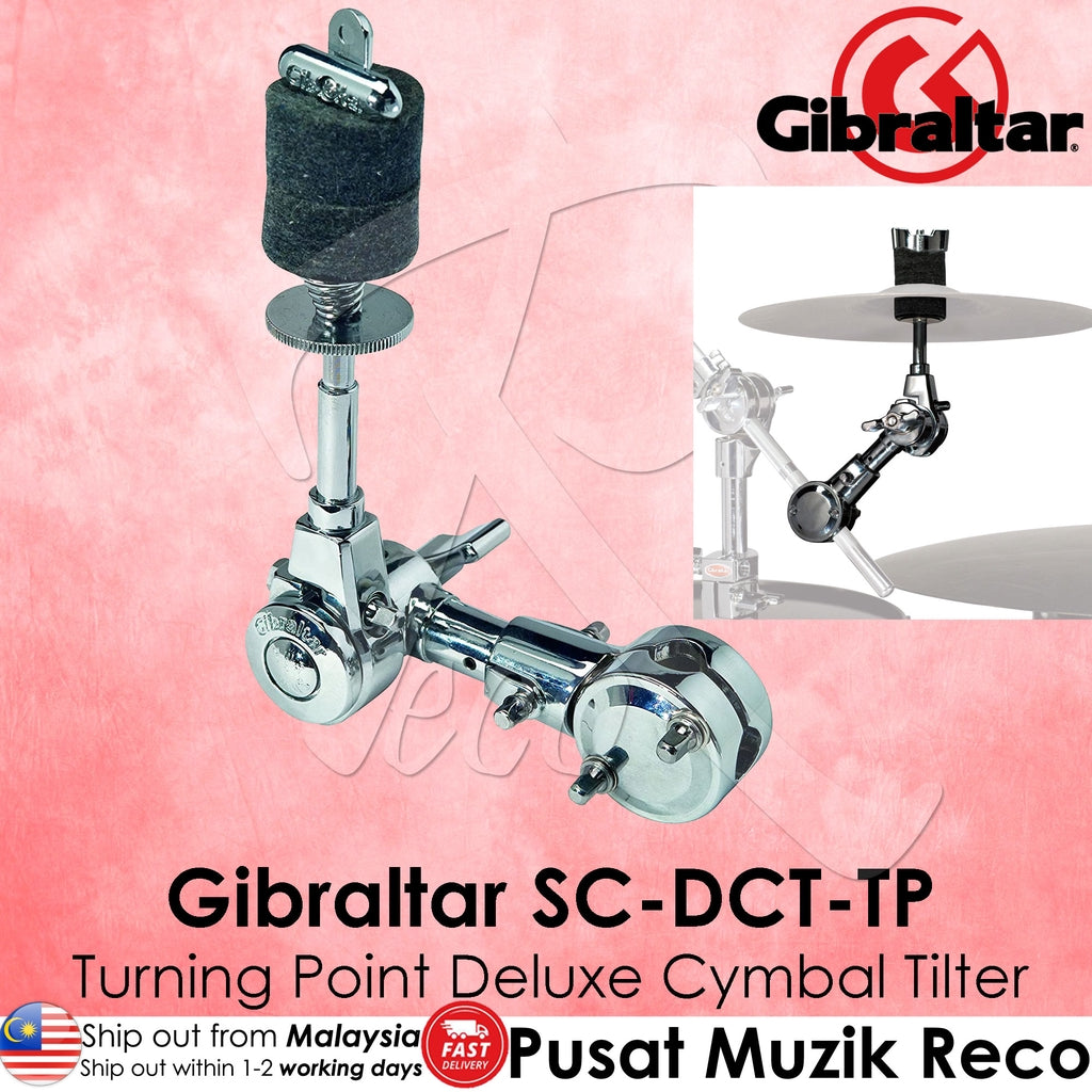 Gibraltar SC-DCT-TP Turning Point Deluxe Cymbal Tilter - Reco Music Malaysia