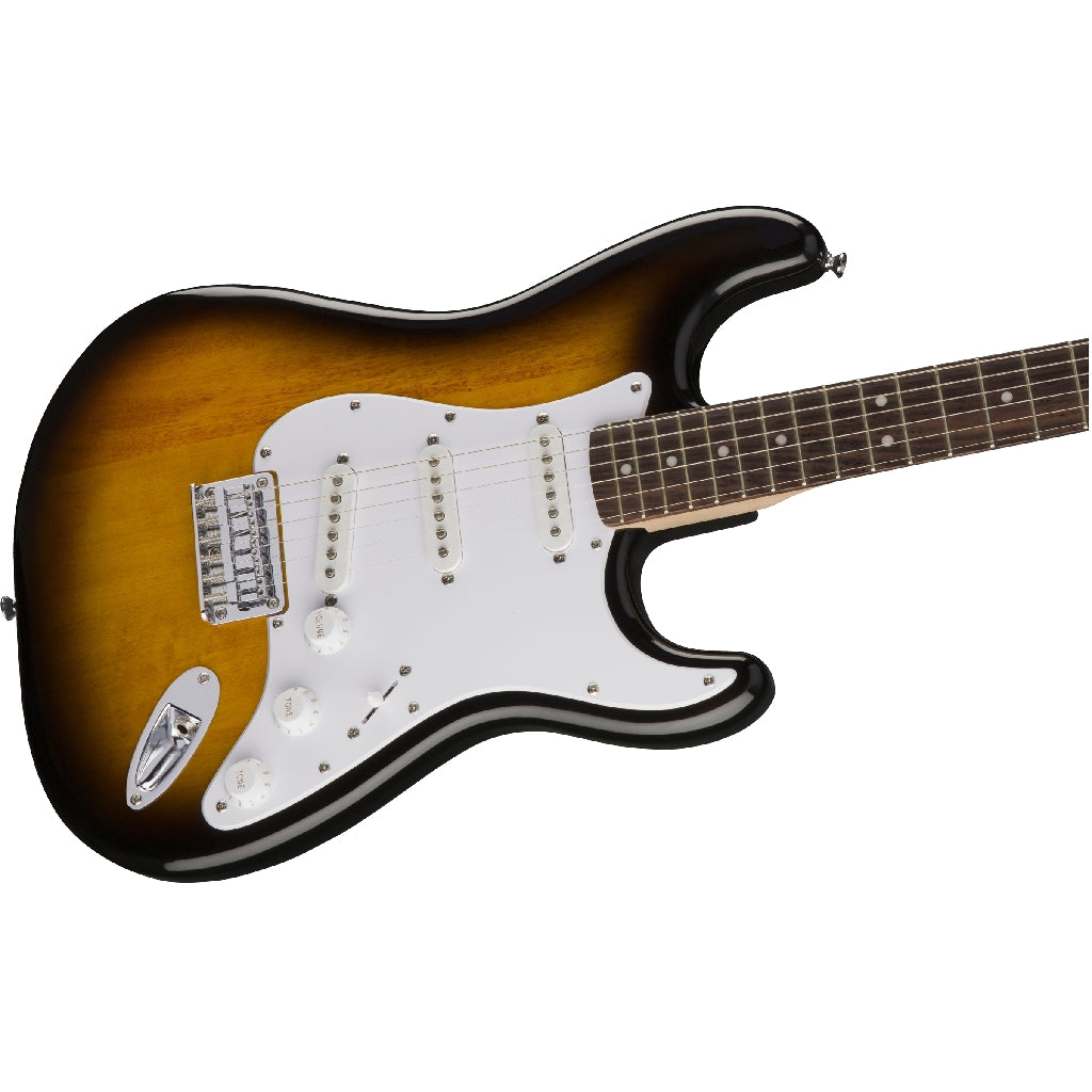 Fender Squier 0371001532 Bullet Stratocaster Hard Tail Electric Guitar Brown Sunburst - Reco Music Malaysia