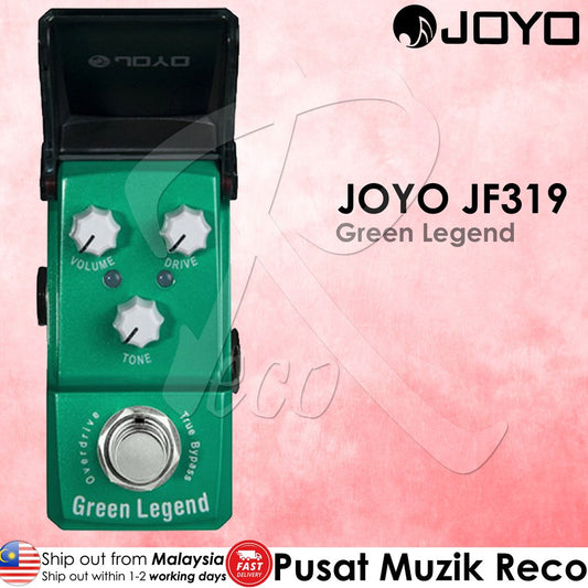 Joyo JF-319 Green Legend Overdrive Guitar Effect - Reco Music Malaysia