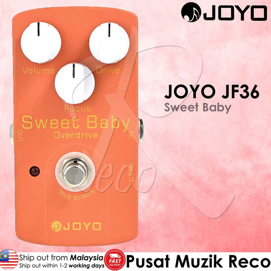 Joyo JF-36 Sweet Baby Overdrive Guitar Effect Pedal - Reco Music Malaysia