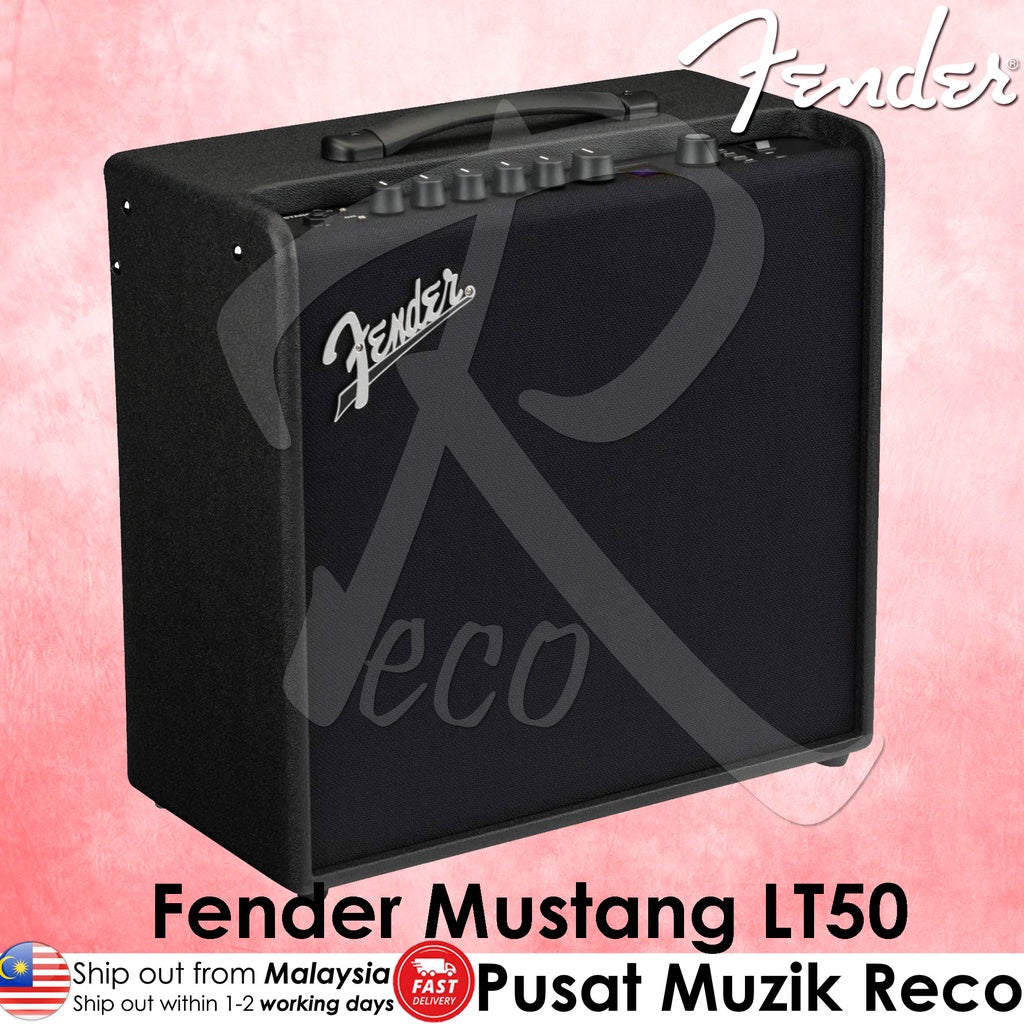 Fender 2311200000 Mustang LT50 Guitar Combo Amplifier 50W 1x12" - Reco Music Malaysia