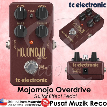 TC Electronic Mojomojo Overdrive Guitar Effects Pedal - Reco Music Malaysia