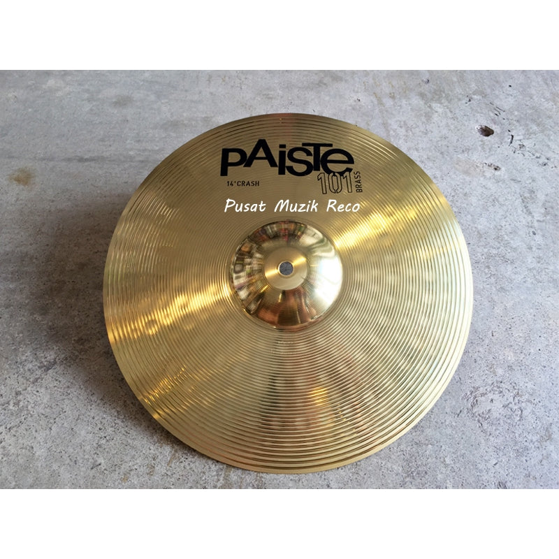 Paiste 101 Brass 14 Inch Crash Cymbal - Reco Music Malaysia
