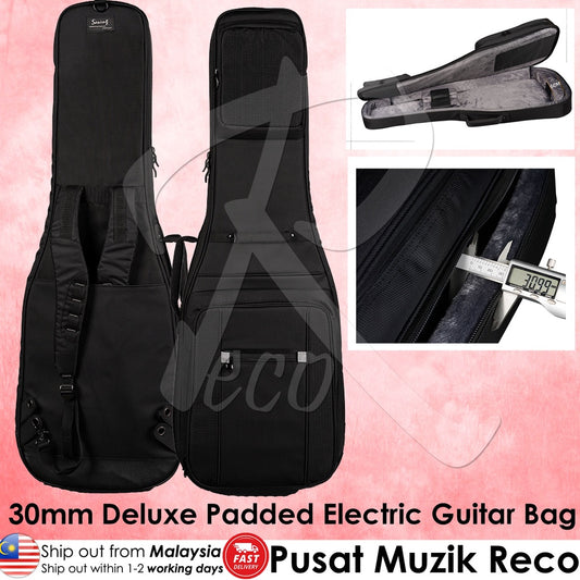 RM REB500-SA298 30mm Deluxe Thick Padded Electric Guitar Bag - Reco Music Malaysia